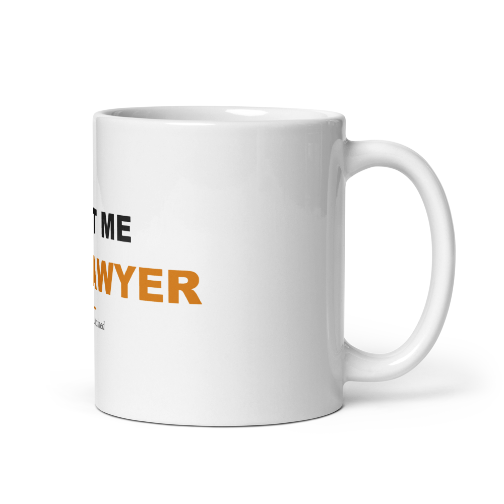 Lawyer Coffee Mug - Handle Right