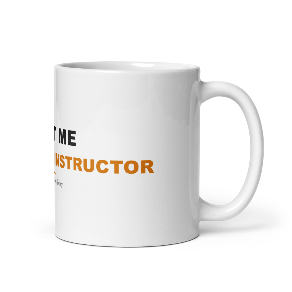 Pilates Instructor Coffee Mug - Handle Right