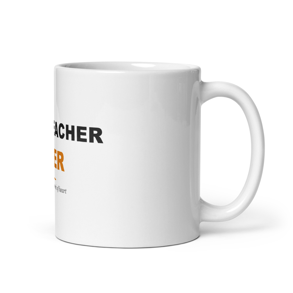 Teacher Coffee Mug - Handle Right